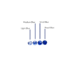 0.091 carat, Blue, Ceylon, Round,  Gemstone, 5206 – Picture 4