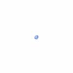 0.12 carat, Blue, Ceylon, Round,  Gemstone, 5085 – Picture 4